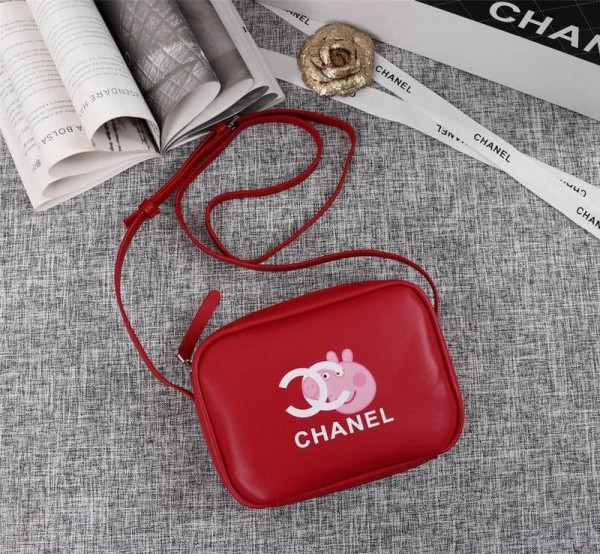 Chanel Mini Crossbody Peppa Pig Bags CH158-Red