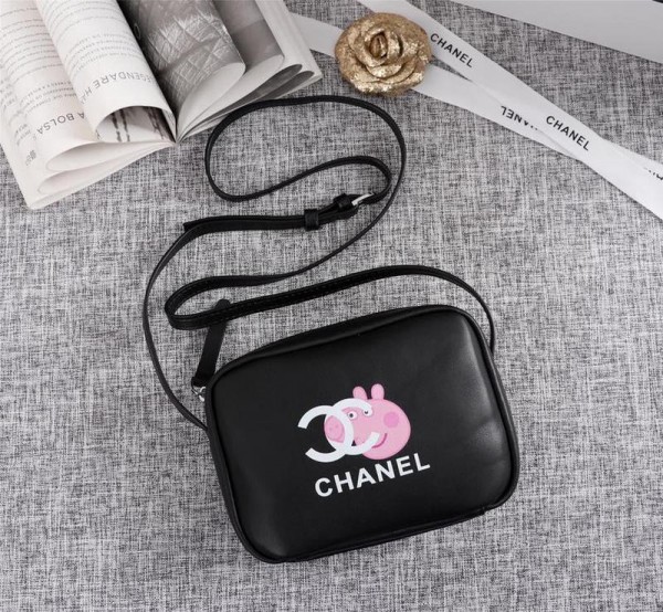 Chanel Mini Crossbody Peppa Pig Bags CH158-Black