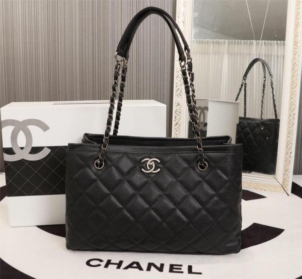Chanel Top Handle Tote Bags CH161-Black