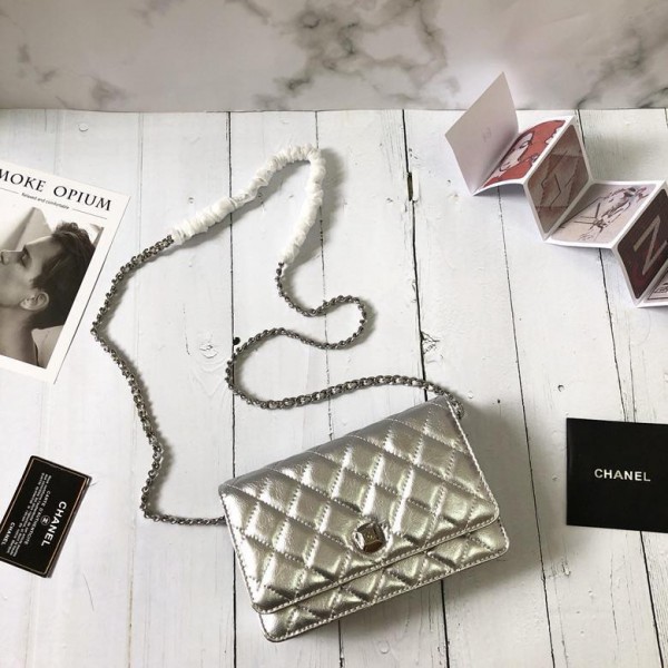 Chanel Small Flap Bags CH162-Silver