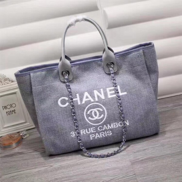 Chanel Beach Totes CH020-Light-Blue | Top Replica Bags