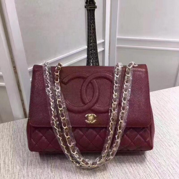 Chanel Large Flap Bags CH048-Red
