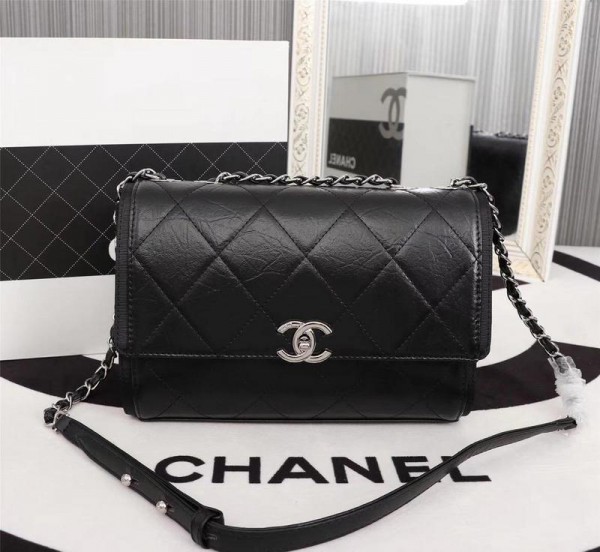 Chanel Flap Bags CH068-Black