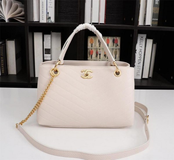 Chanel Top Handle Tote Bags CH075-Light-Pink