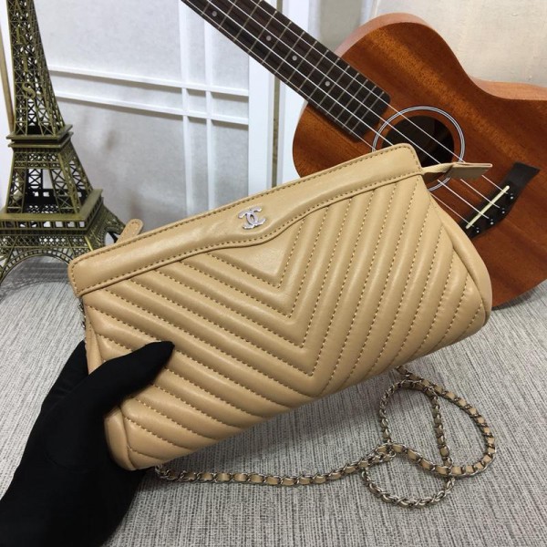 Chanel Crossbody Evening Bags CH191-Apricot