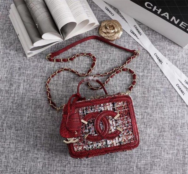 Chanel Crossbody Makeup Bags CH193-Red