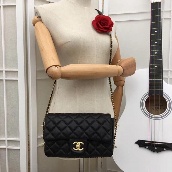 Chanel Classic Handabag CH197-Black