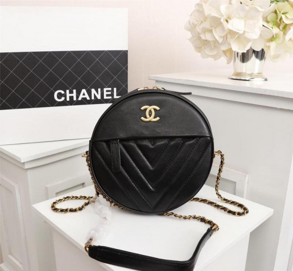 Chanel Crossbody Round Bags CH203-Black