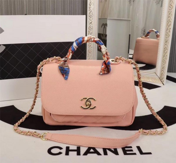 Chanel Top Handle Flap Bags CH210-Pink