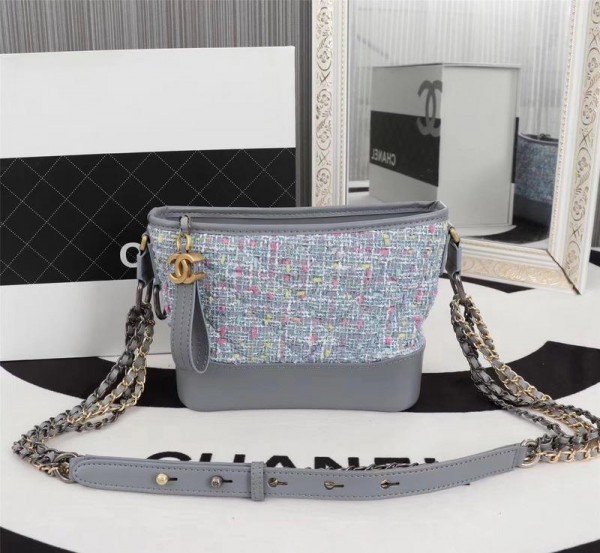 Chanel Gabrielle Small Hobo Bags CH214-Grey