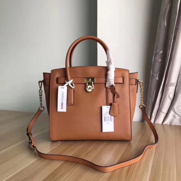 Michael Kors Lock Totes Brown (MK489)