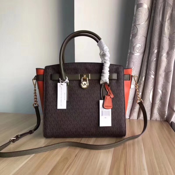 Michael Kors Lock Totes Orange (MK492)