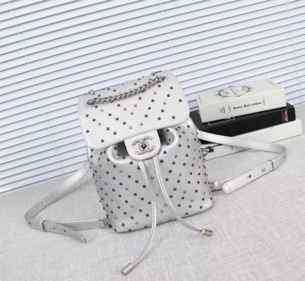 Chanel Backpacks CH224-Silver