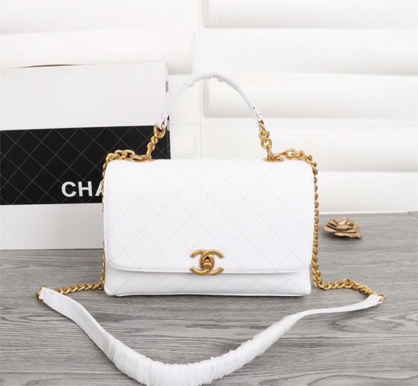 Chanel Top Handle Flap Bags CH003-White