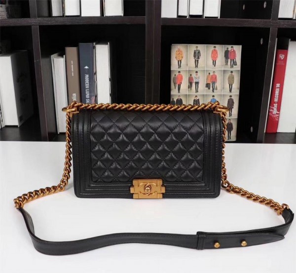 Chanel BOY CHANEL Handbag CH228-Black
