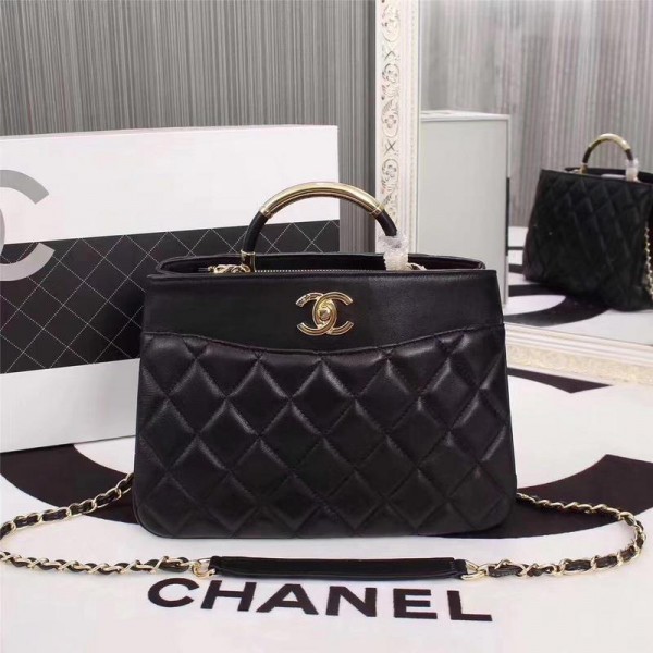Chanel Top Handle Shoulder Bags CH230-Black