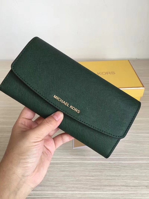 Michael Kors Seventy Percent Off Wallet Green (MK591)