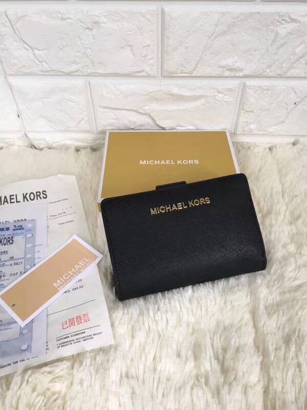 Michael Kors Folding Wallet Black (MK608)