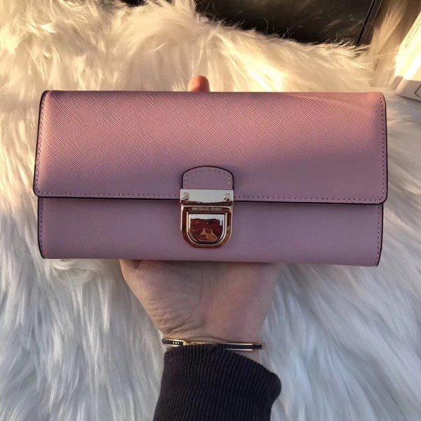 Michael Kors Lock Wallet Pink (MK617)