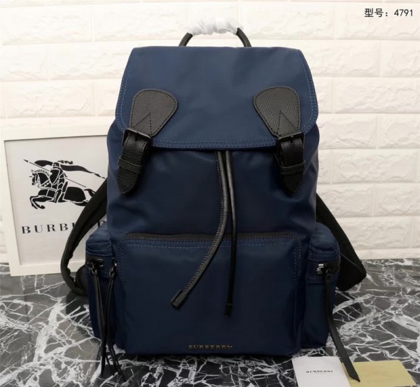 Burberry Backpack 4791 Dark Blue 32*14*42
