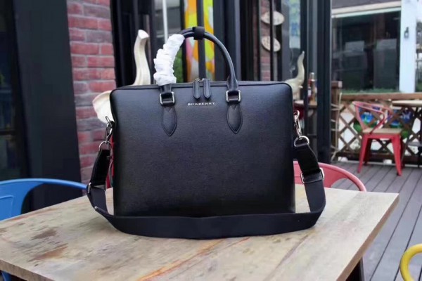Burberry Man Briefcase 0209 Black 38*30*7
