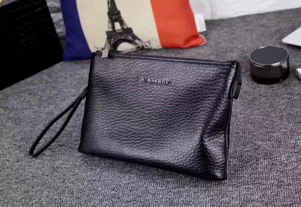 Burberry Men Clutch Bag 45 Black 28*18*3