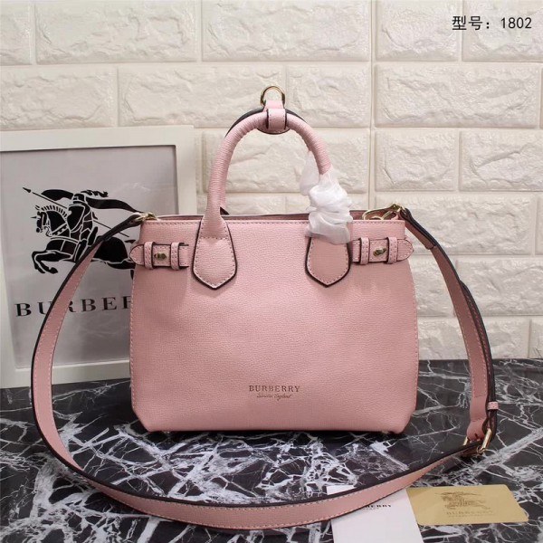 Burberry Tote Bag 1802 Pink 27*20*12
