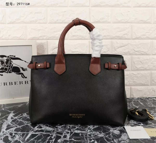 Burberry Tote Bag 297116 Black 34*25*16