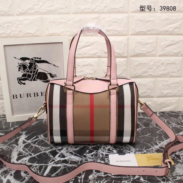 Burberry Tote Bag 39808 Pink 23*17*15