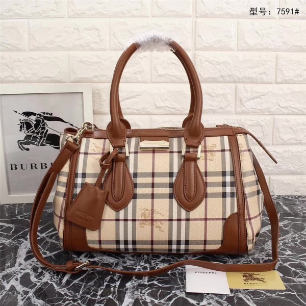Burberry Tote Bag 7591 Brown 33*23*14
