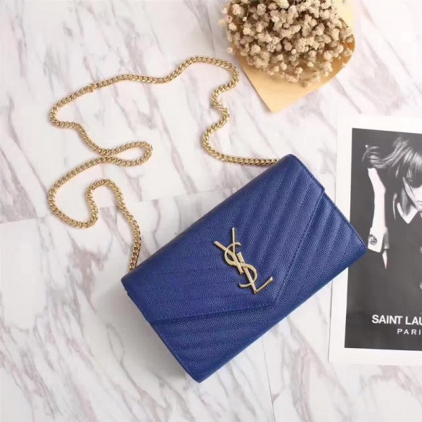 Saint Laurent Crossbody Bag 26593 Blue 22.5*5*14.5