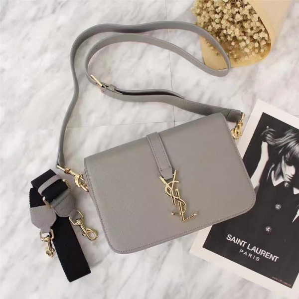 Saint Laurent Crossbody Bag 26602 Gray 25*17*8