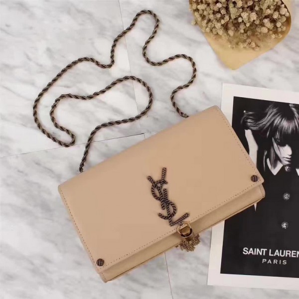 Saint Laurent Crossbody Bag 26815 Light Pink 24*14.5*5.5