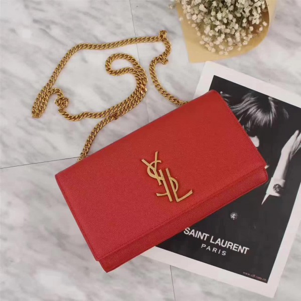 Saint Laurent Crossbody Bag 26816 Red 24*14.5*5.5