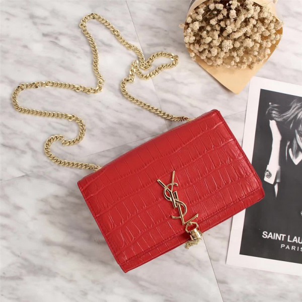 Saint Laurent Crossbody Bag 311224 Red 23cm