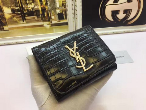 Saint Laurent Purse 1203 Black Gold 