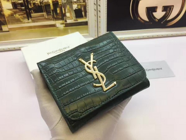Saint Laurent Purse 1204 Dark Green 