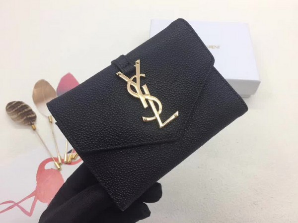 Saint Laurent Purse 202 Black Gold 13*10*2