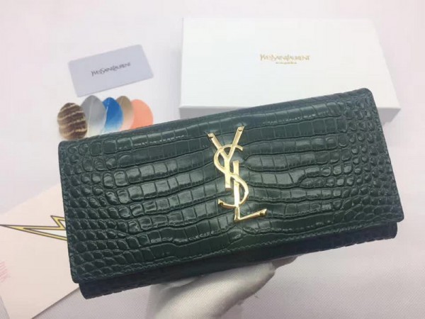 Saint Laurent Purse 211 Dark Green 19*10