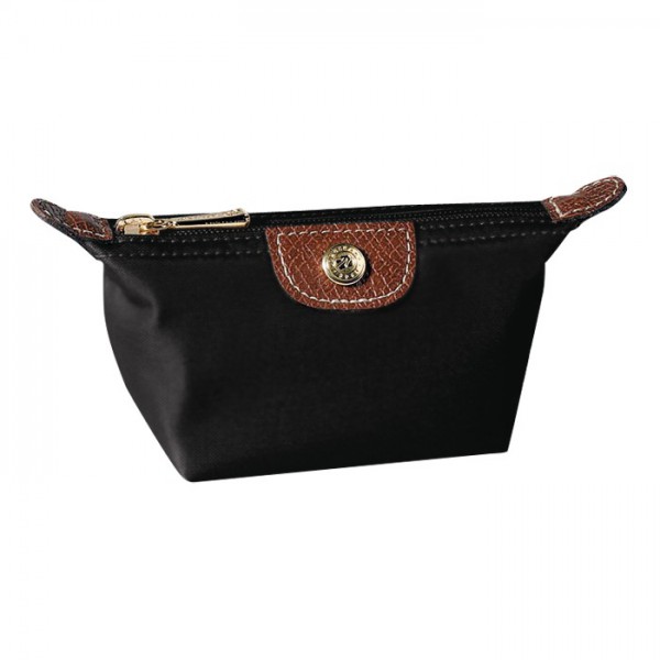 LONGCHAMP LE PLIAGE COIN PURSE BLACK