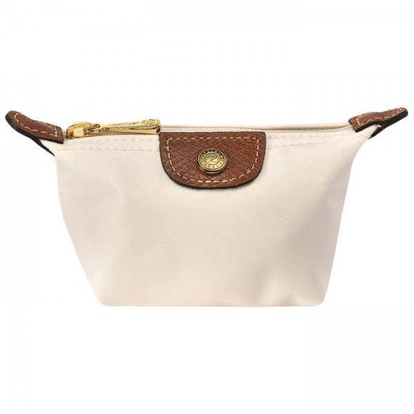 LONGCHAMP LE PLIAGE COIN PURSE ECRU