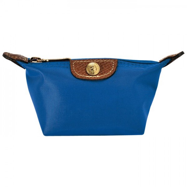 LONGCHAMP LE PLIAGE COIN PURSE INDIGO
