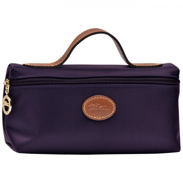LONGCHAMP LE PLIAGE COSMETIC CASE BILBERRY