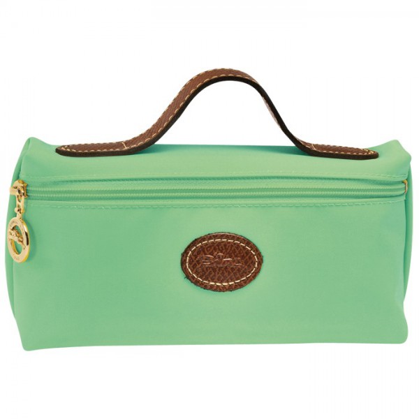 LONGCHAMP LE PLIAGE COSMETIC CASE GREEN