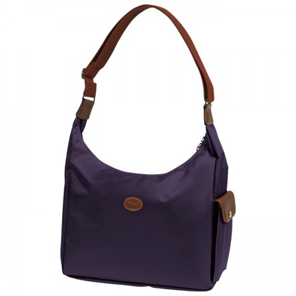 LONGCHAMP LE PLIAGE HOBO BAG BILBERRY