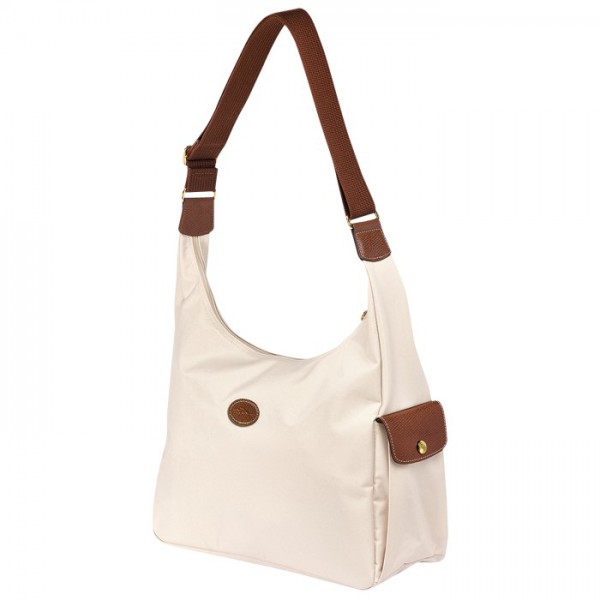 LONGCHAMP LE PLIAGE HOBO BAG ECRU