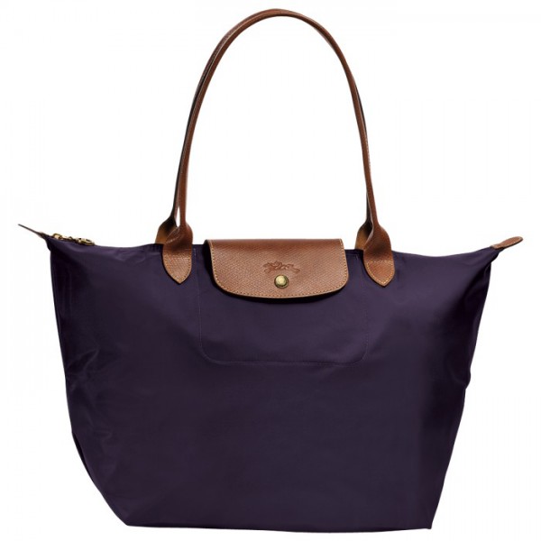 LONGCHAMP LE PLIAGE LARGE TOTE BAG BILBERRY