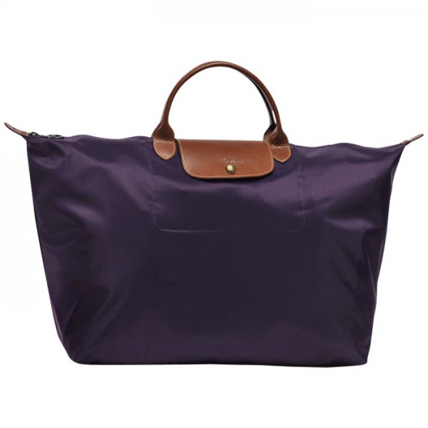 LONGCHAMP LE PLIAGE LARGE TRAVEL BAG BILBERRY