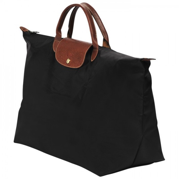 LONGCHAMP LE PLIAGE LARGE TRAVEL BAG BLACK