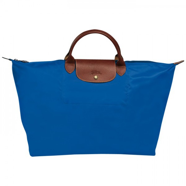 LONGCHAMP LE PLIAGE LARGE TRAVEL BAG INDIGO